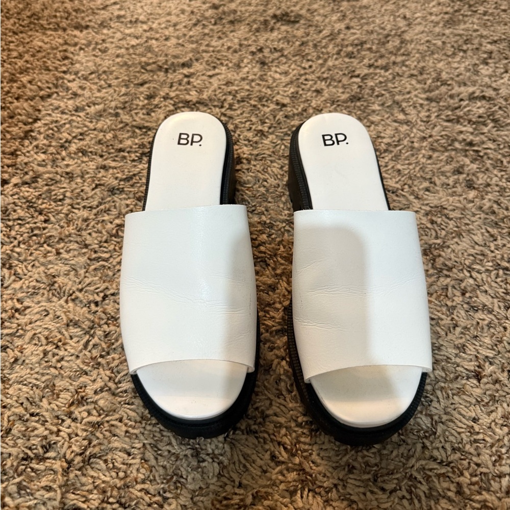 Black and white BP sandals! Super cute & versatile